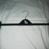 Pack Of 10 - Plastic Hanger Pants Skirt Hangers, Trouser Holder With 2 Adjustable Clips 1847
