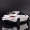Toy Vehicles Car Model Collection Benzs C63S Coupe Alloy Car Model Diecast Metal  Simulation Sound and Light Childrens Gifts