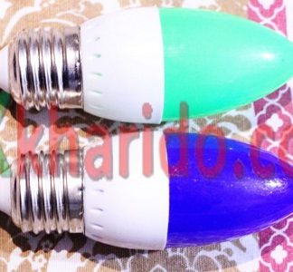 Multi colour bulbs, Alternative to zero watt bulbs, (pack of 4 bulbs)