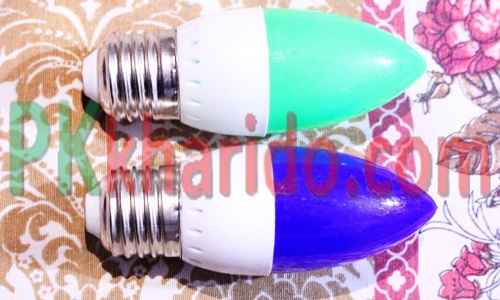 Multi colour bulbs, Alternative to zero watt bulbs, (pack of 4 bulbs)