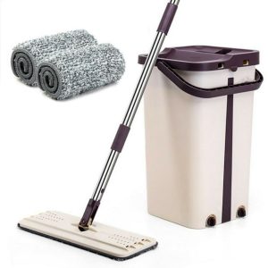 Scratch Mop with Bucket | Self Wringing and Auto Squeeze Wet and Dry