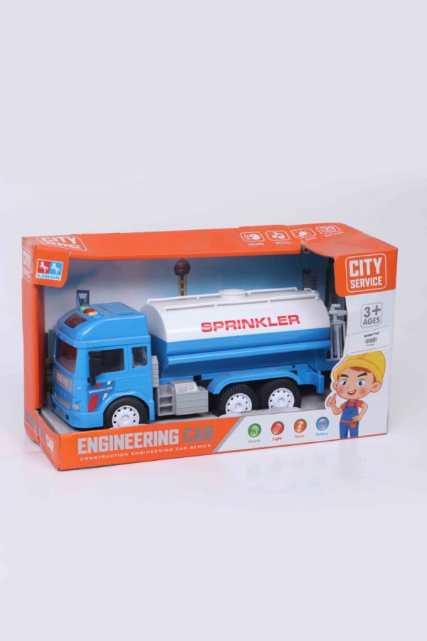Vehicle Model Water Tank Truck Sprinkler
