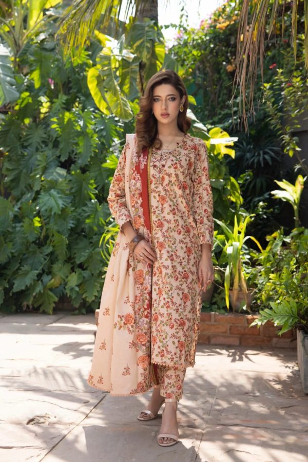 3 Piece Unstitched Digital Printed Suit for Women girl online sale in Pakistan