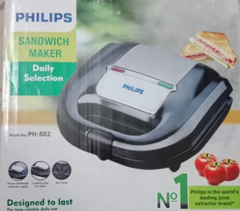 Multi Brand Sandwich Maker with 1 years warranty 750 Watt - Black