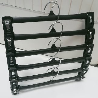 Pack Of 10 - Plastic Hanger Pants Skirt Hangers, Trouser Holder