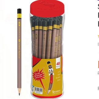 Goldfish Autocrat Lead Pencil -art #5000j-2 HB - jar of 48 pencils with 3 free sharpeners