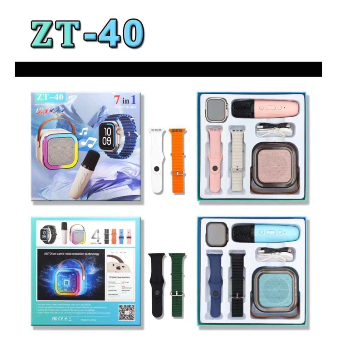 Ultra 2 Smart Watch ZT-40  Smartwatch 49mm | Ultra Smart Watch 49mm with 7 pair Straps | Bluetooth Calling  Speaker with Mic | Sports Mood