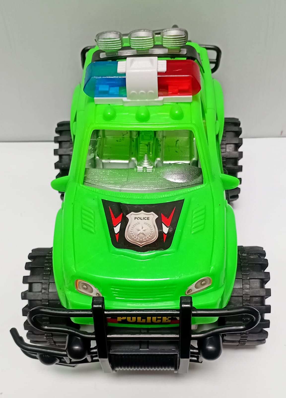 Big Size Friction Police Jeep multi color toys for kids Push & Go Hard Material Car for Babies & Kids Friction Powered Wheels | No Batteries Required 3902