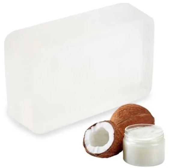 Soap base melt and pure coconut and Clycerine transparent Soap (1000g)