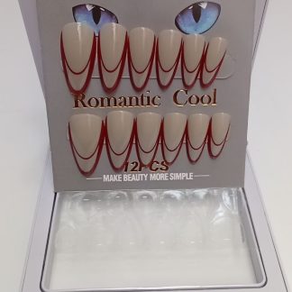 Nails for girls press on Nails for Grils Artificial Nails Pack of 12 Nails With Glue For Girls And Women Nails Art