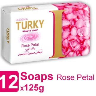 Turkey Beauty Soap Rose patel (125g x 12 pack)